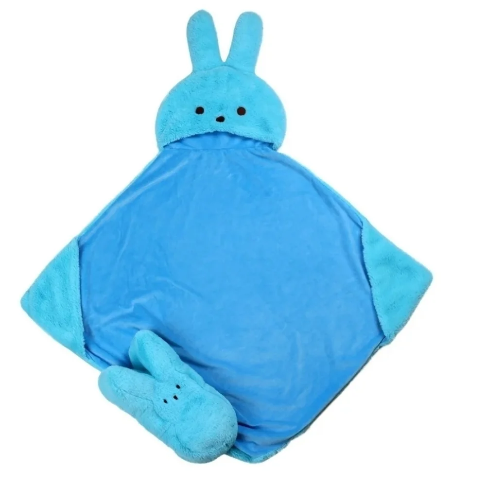 NWT Easter Peeps Wearable Hooded Blanket Fuzzy Super Soft Warm Cozy Plush
